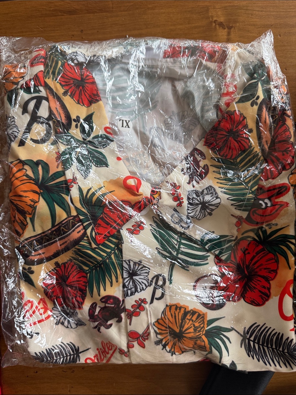 Baltimore Orioles Hawaiian Shirt size XL brand new in plastic